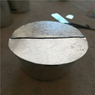 手工加工圆形带盖铁皮桶,垃圾桶D,铁皮桶加工,镀锌板白铁桶,