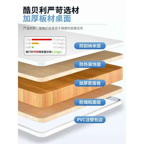 加厚中小学生课桌椅学q校书桌培训桌辅导班少儿学习桌套装家用写