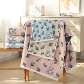 纯棉毛巾浴巾三件k套新款 家用吸水速干不掉毛情侣加厚全棉沐浴套