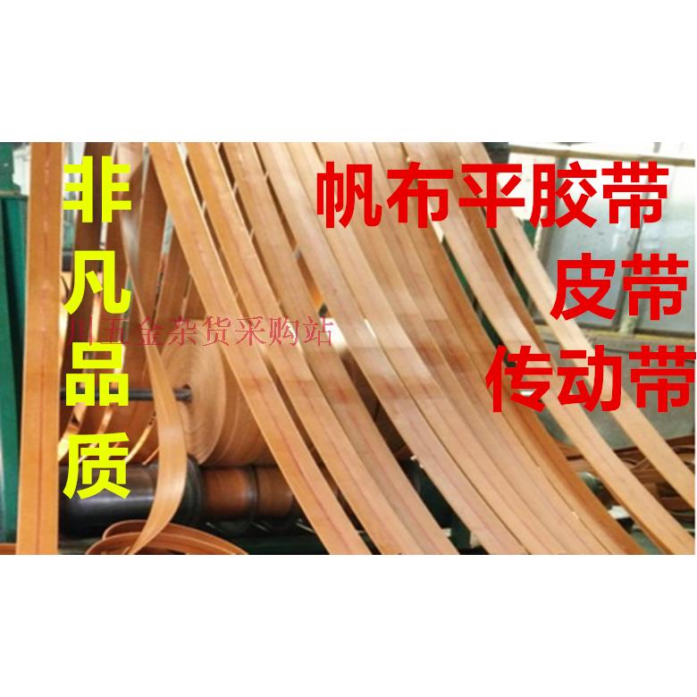 平胶带 平皮带 橡胶平面带 帆布带 传动带 输送带 提升机皮带5060