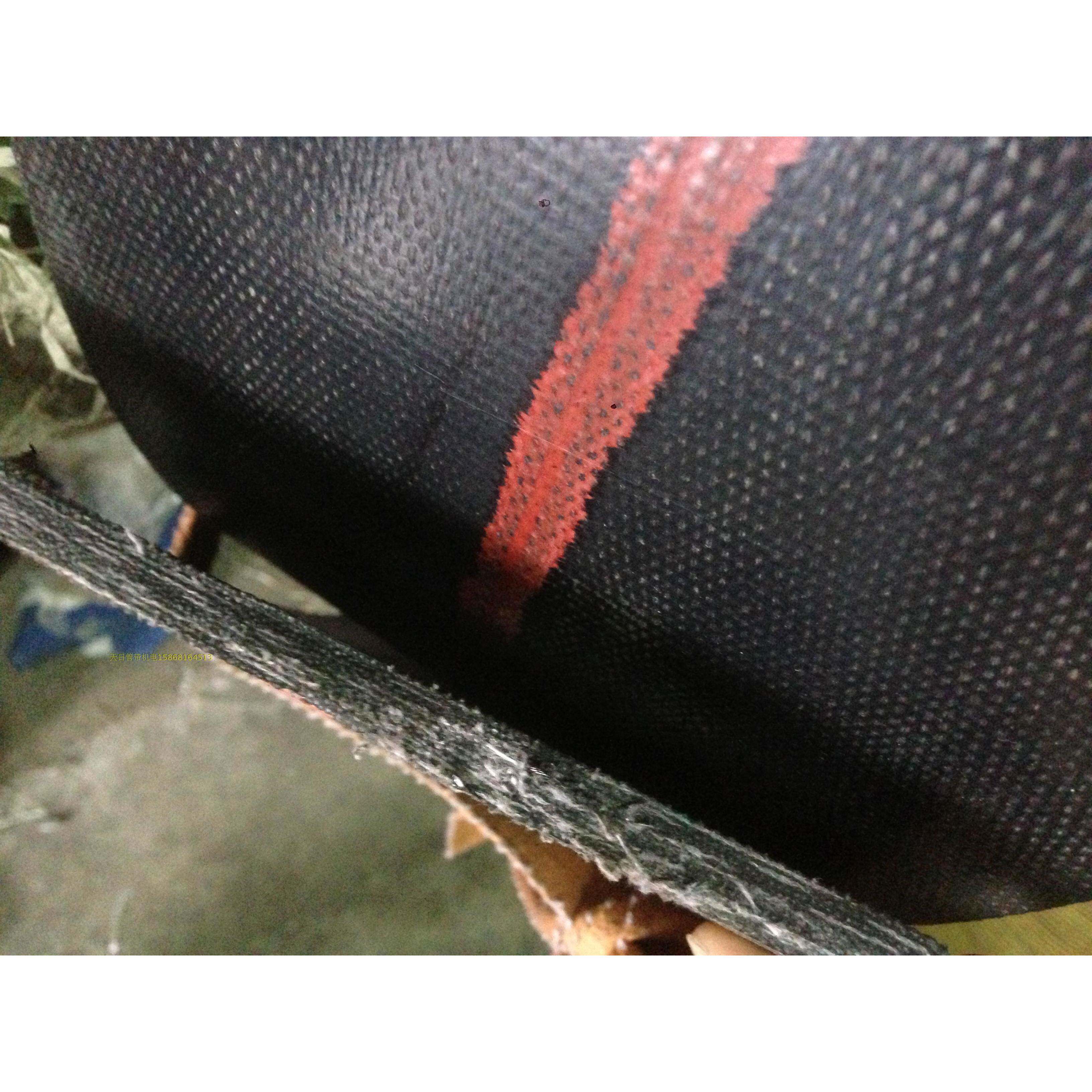 黑色强力丝平胶带输送带平皮带提升带工业皮带传动带帆布带平皮带