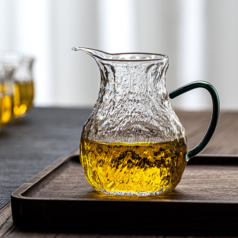 日式公道杯耐热玻璃锤纹公杯带A把手匀杯家用茶海分茶器功夫茶具,餐饮具,公道杯,淘宝优惠券,粉丝福利购,淘宝优惠卷