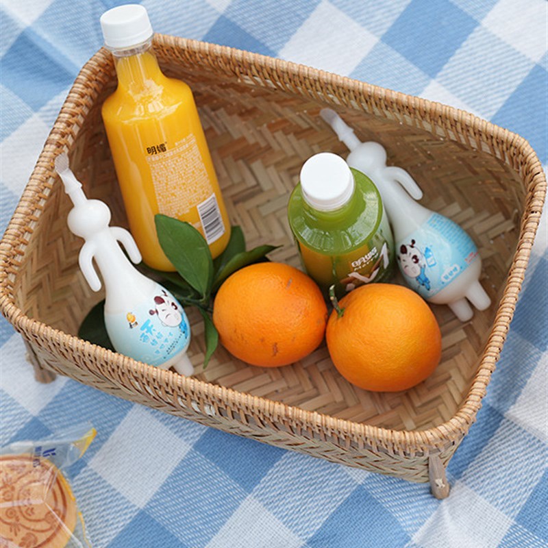 竹编收纳筐竹筐零食蔬果筐桌w面杂物筐茶几文具整理筐家园储物篮