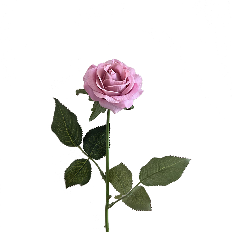 ins保湿e玫瑰花仿真花餐桌摆件花瓶客厅假花摆设插花束高档装饰花