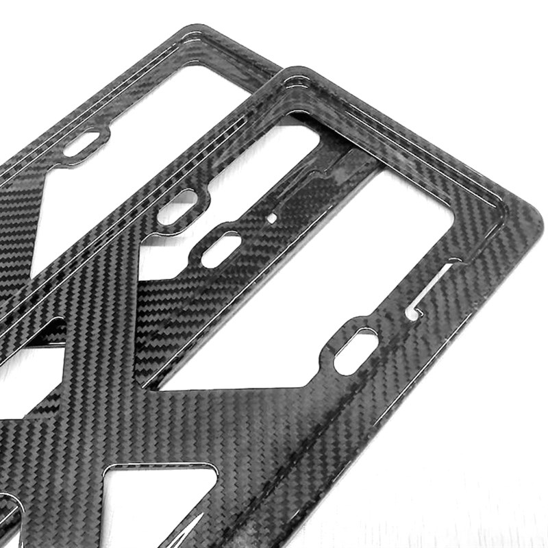 真碳纤维a车牌边框新交规车牌架蓝牌干碳新能源绿牌照架汽车牌托