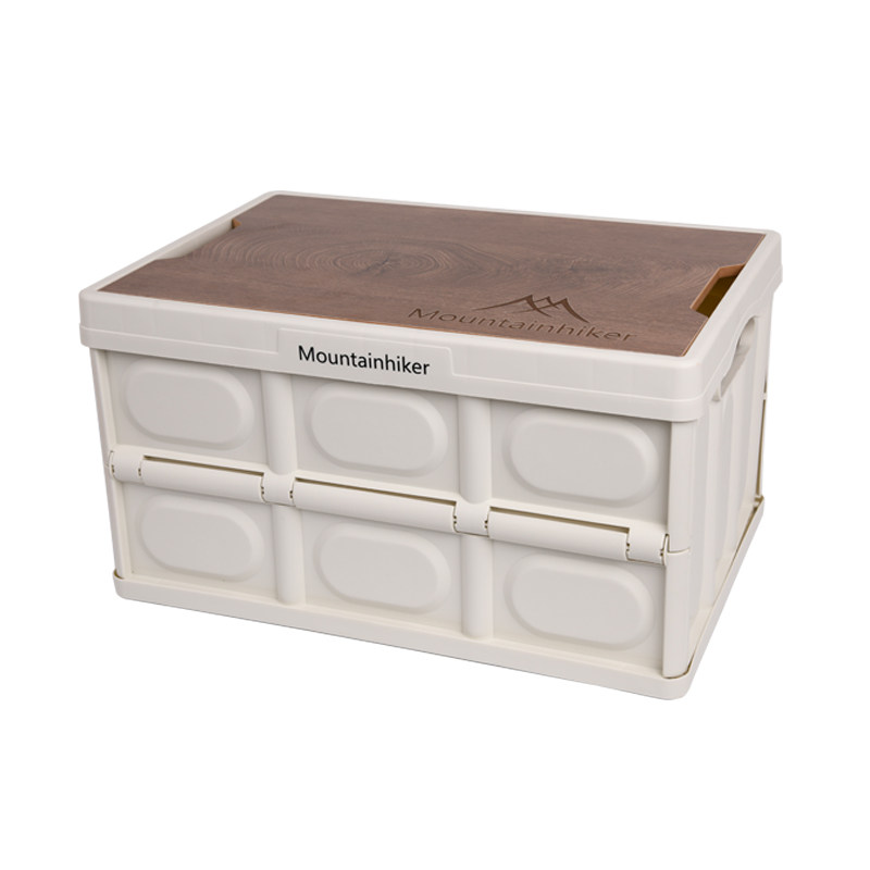 山之客户外露营收纳箱子后备箱整理箱野营L野餐箱子车载折叠收纳