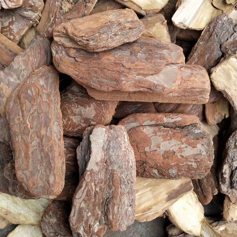 厂家直供打磨松树皮樟子松抛光松鳞有机覆盖物园林X绿化景观树皮