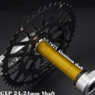 自行车曲柄组8 12速曲柄牙盘带中轴曲K柄组山地车齿轮三地车牙盘