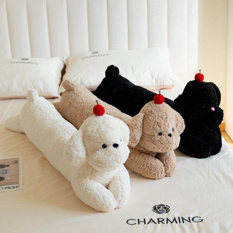 可爱软萌樱桃泰迪狗长条抱枕床上睡觉抱枕夹腿长条枕头女生日礼物,居家布艺,靠垫/抱枕,淘宝优惠券,粉丝福利购,淘宝优惠卷