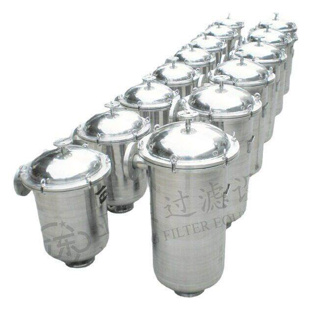 不锈钢滤篮式过滤器工业管道直通立式除污器快开直通过滤器