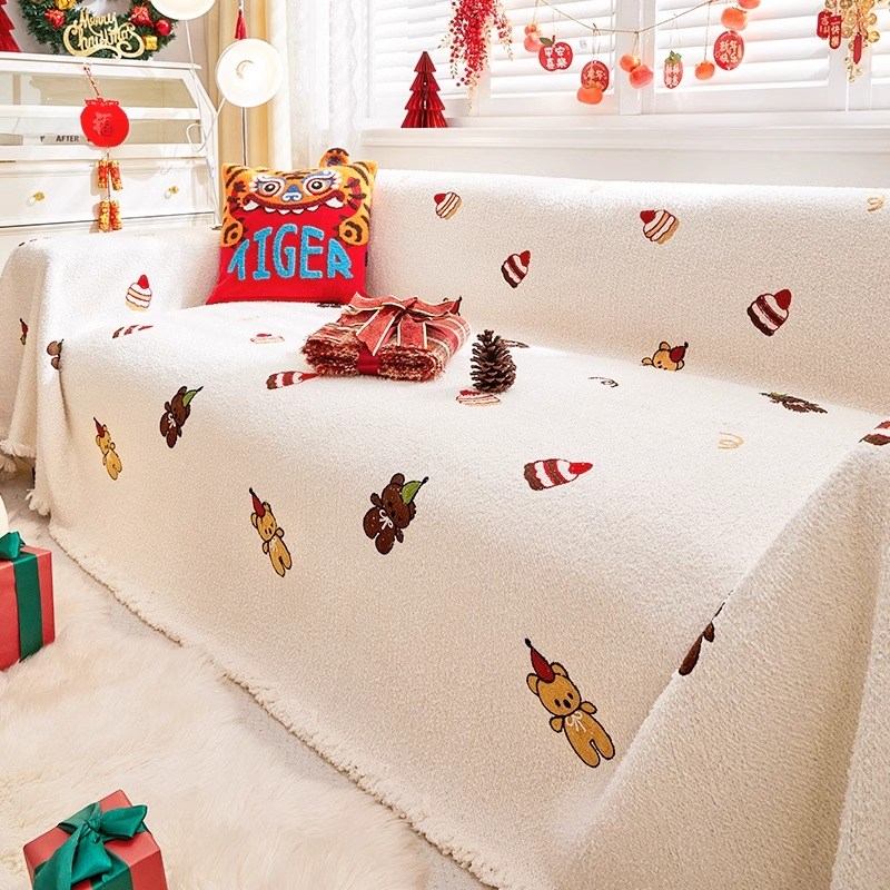 网红沙发巾2024年流行款一整张全盖高级感盖布万能通用沙发套罩毯