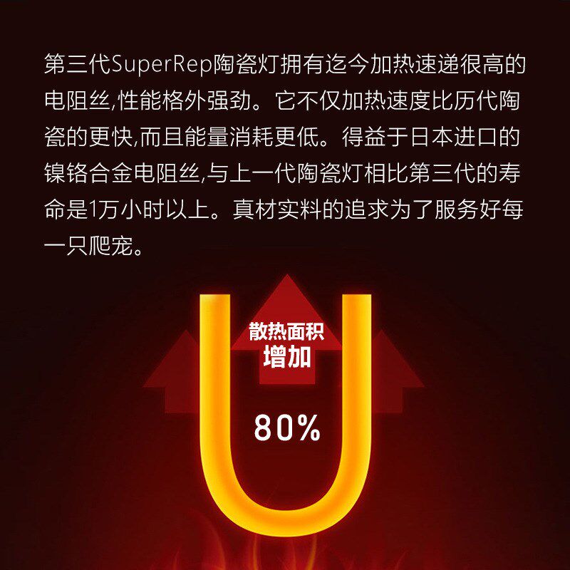 SuperR宠物陶瓷加热保温灯刺猬鹦鹉陆龟蜥蜴爬虫箱红外加热灯取暖,宠物/宠物食品及用品,爬宠缸/箱,淘宝优惠券,粉丝福利购,淘宝优惠卷