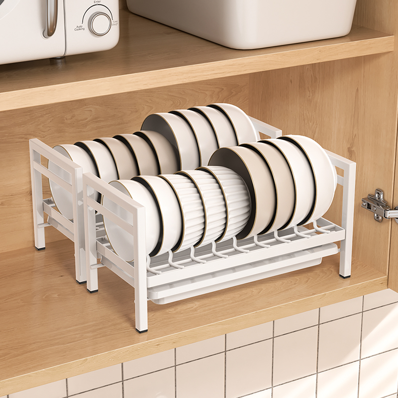 碗盘收纳架厨房置物架碗碟架家用橱柜内筷盒放碗碟架子水槽沥水架