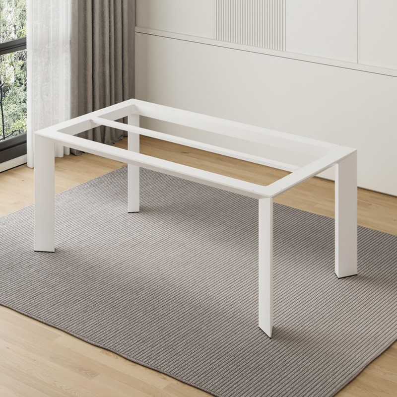 加粗加杆铝合金桌架木板岩板大理石桌腿支架餐桌架加固底座书桌腿