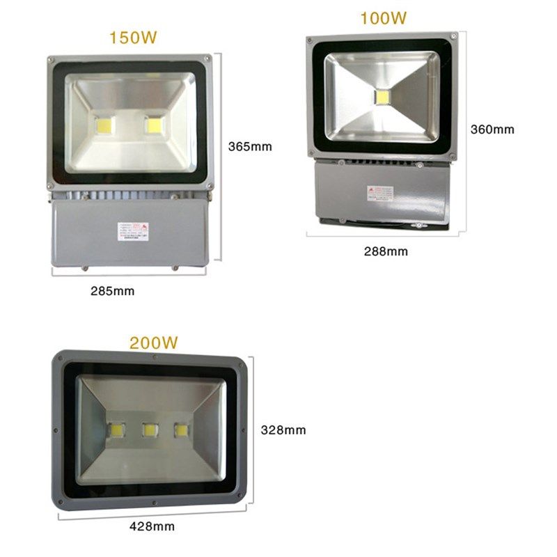 LED投光灯10W防水户外灯室外灯泛光灯广告灯投射灯20W30W50W100