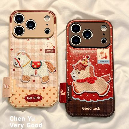 新年手机壳适用苹果16华为mate70图案iPhone17promaxOPPO小米15vivo发财暴富2026年本命年