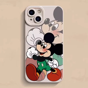 适用iPhone15promax手机壳苹果15新款 max全包15pro套6s 14卡通13软硅胶12可爱米奇11男女pro防摔x网红7 8p爆款