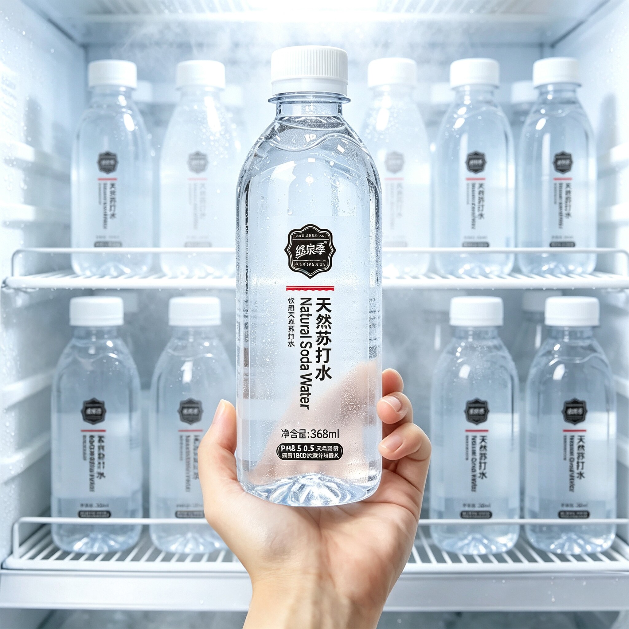 天然苏打水368ml*12瓶整箱弱碱性糖酸高备孕妇饮用特价无添加批发