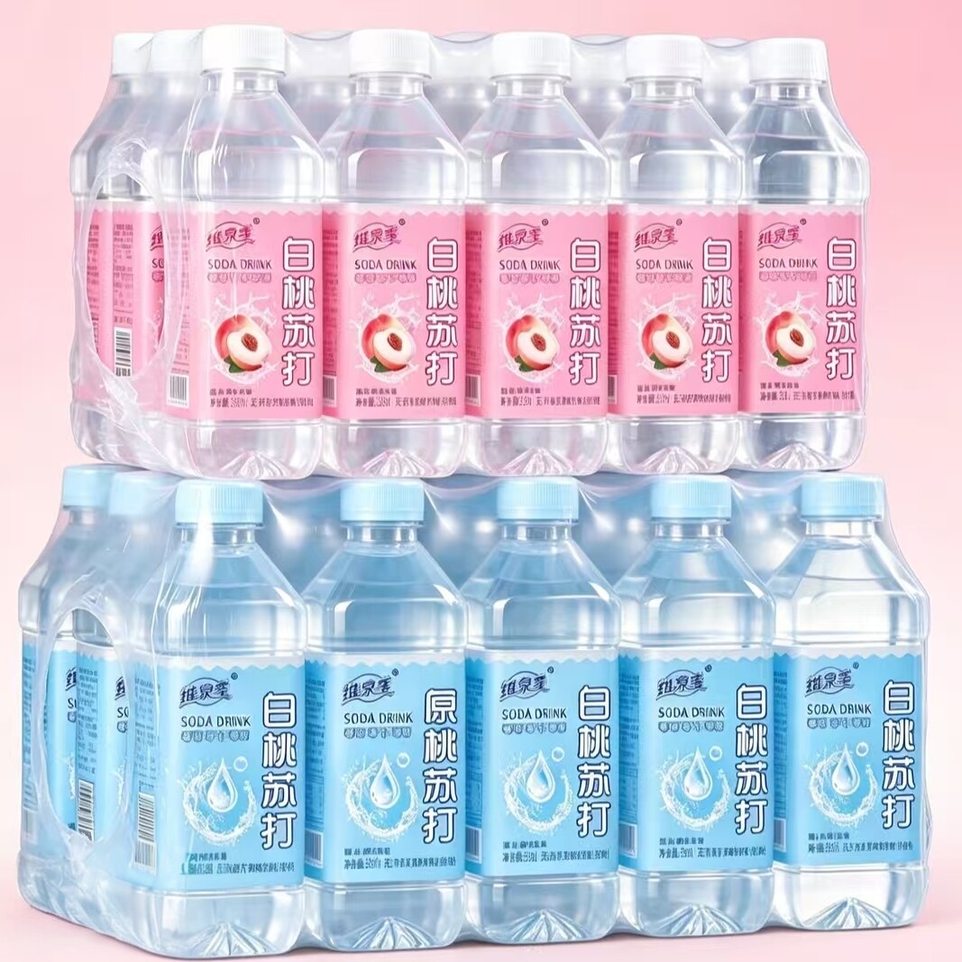 苏打水整箱24瓶*350ml无糖0脂0卡弱碱性常备饮用水原味饮料批特价