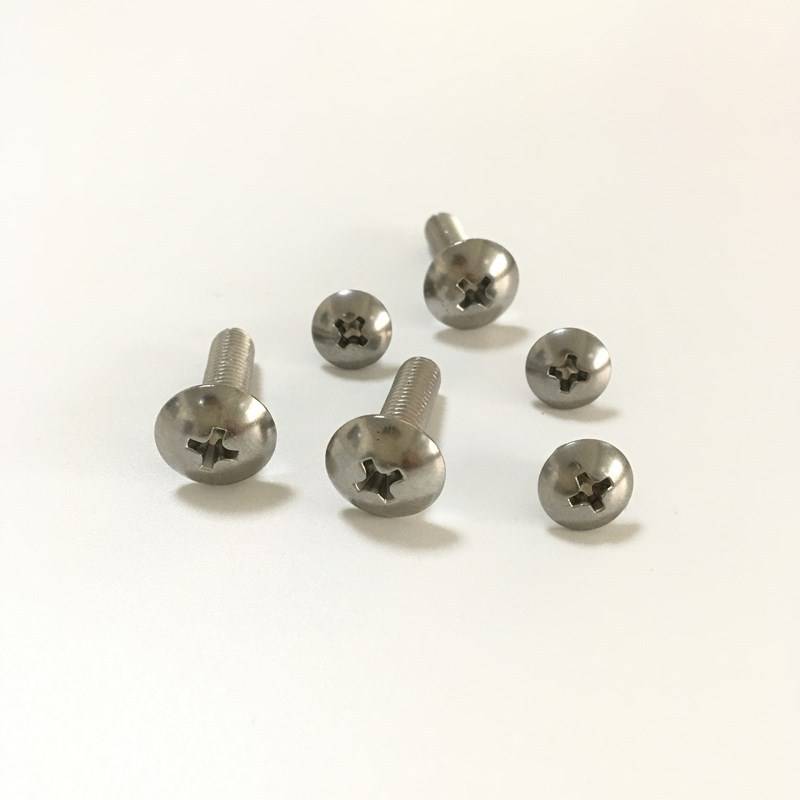 ANSIASME B18.6.3T十字槽机螺钉 大扁头螺钉 304不锈钢