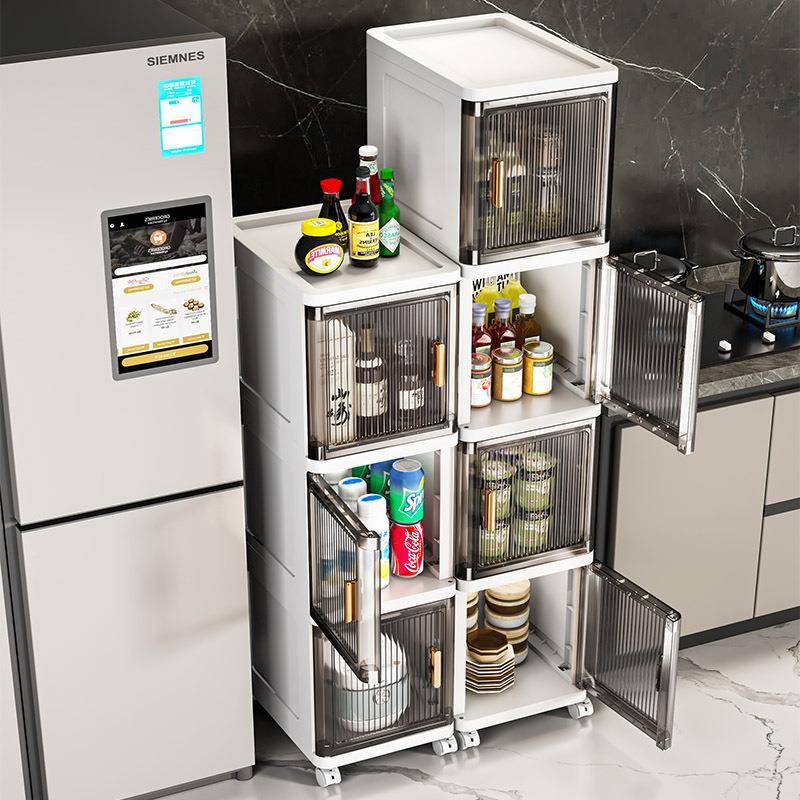 隙夹缝收25D1纳柜家用厨房置物架25/30储CM窄缝物柜生间卫防水缝