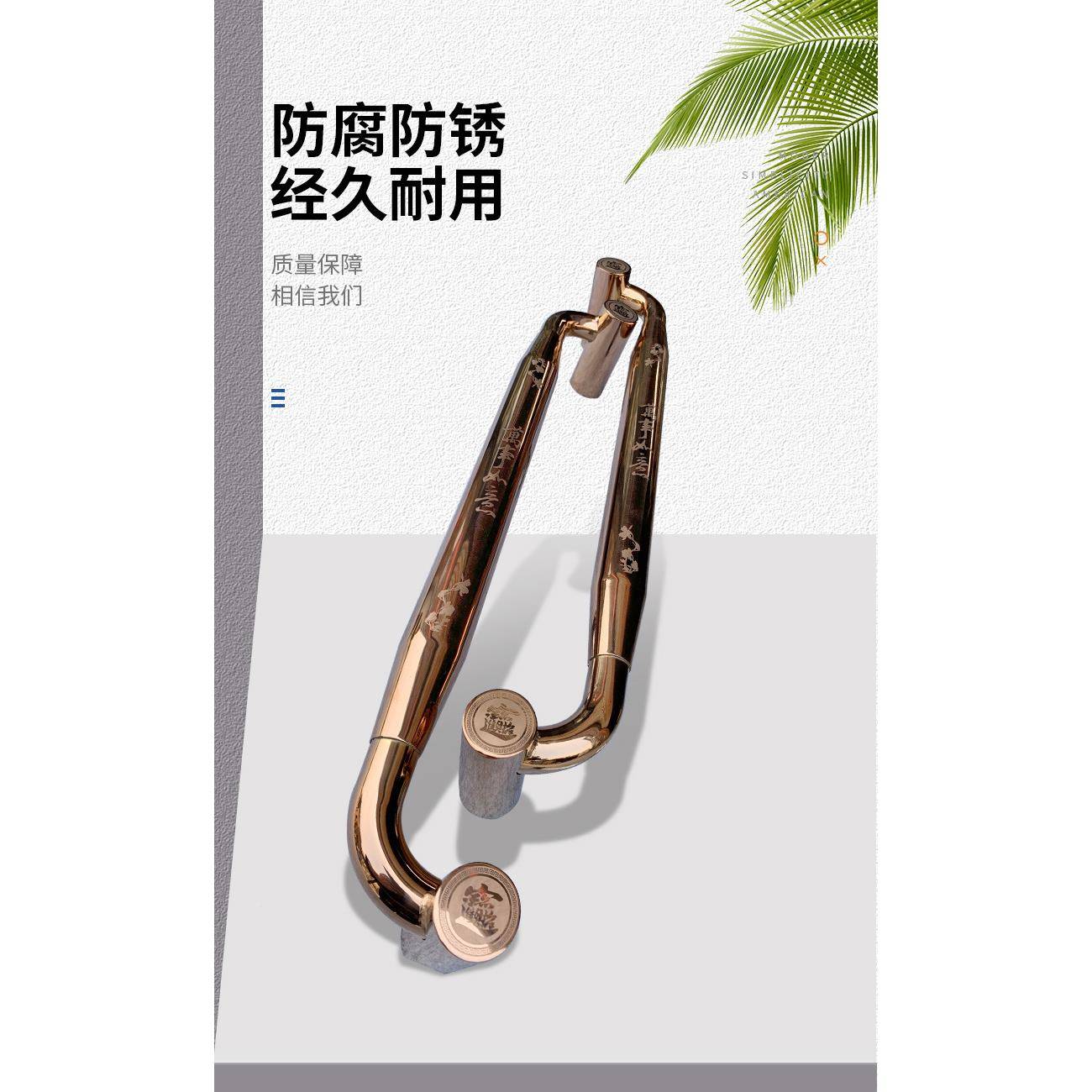 厂货源YBT大铝门拉手门把手品质门家升级好材质不锈钢门木拉手