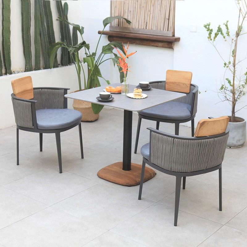 户外庭园院阳台室外桌XRD椅组约露天花藤编防简水防合晒藤编桌椅