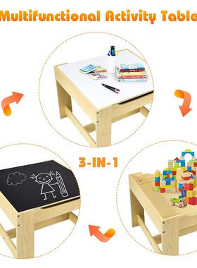 家用儿童SJG椅桌套装儿园学习套桌椅装实木桌椅课桌学习幼桌