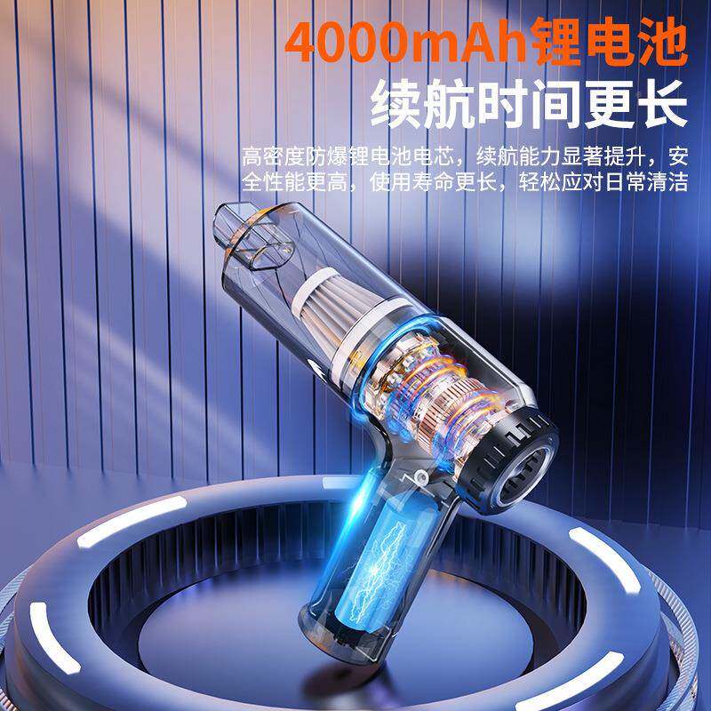 超强车大功无线手率无品牌/持载无刷吸尘器便携家车吸吹两用型持
