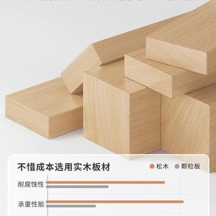 实CA13G77木童书架易落地置物架矮家用简儿书柜储物收纳柜子儿幼