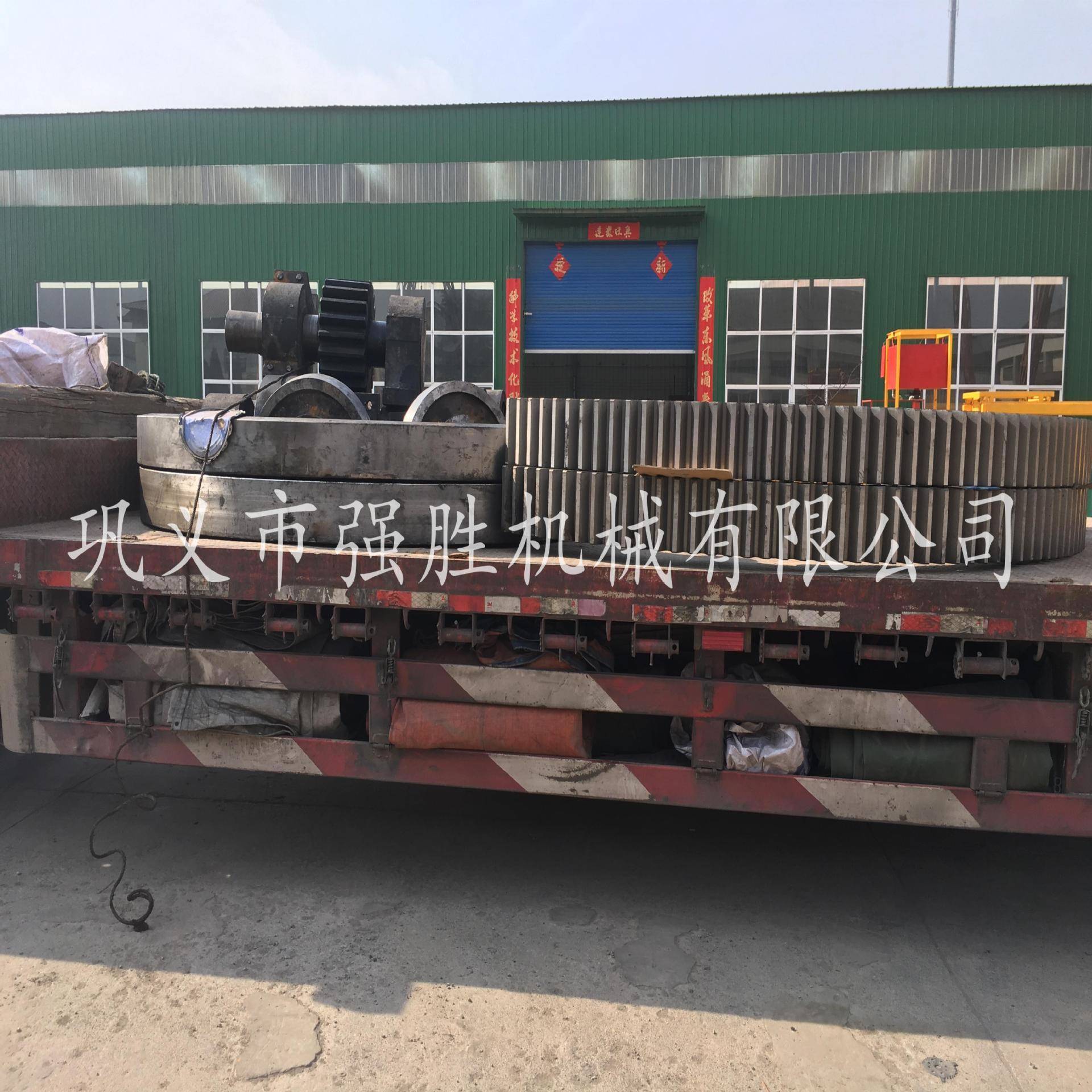 回转见详情窑轮带生产制作回转窑齿轮滚圈轴承座大多规种格制造