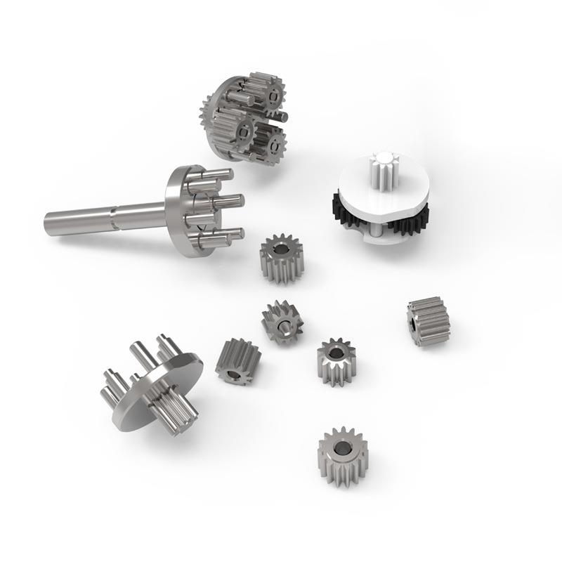 兆威8m3m微速型减速ZXS电机关节机人4级齿轮箱器69减速比直流减电