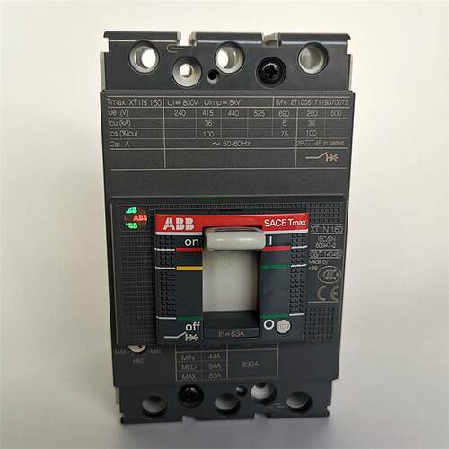 AB断路器T4H160EkipDipLS/IR2TFH1013160PXMP3P2TFH101375R100B1