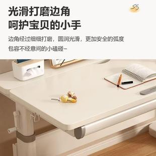桌XSV面度可調(diào)節(jié)高度可 實(shí)木兒童學(xué)習(xí)小學(xué)生家桌用寫字角椅套桌裝