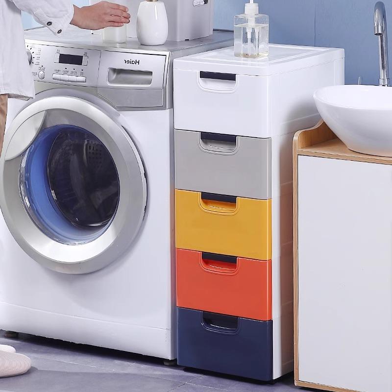 加童厚抽屉式收纳UXI柜子家客厅用置物柜料夹缝儿宝宝塑衣柜储物