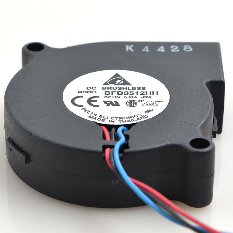 5015QPY12v.04aBUB0512HH滚2珠双轴承涡轮热散风扇鼓风机