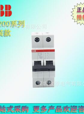 ABB微断路器S型H200P6KA空气开关SH2XAH02D-22C2DS212001R0021