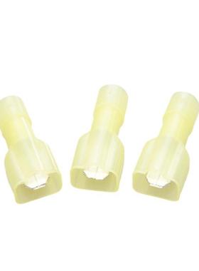 冷压端子F5.5-2F50N黄色尼龙全绝缘冷646压公母接线接头D冷压端头
