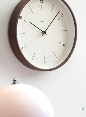 简202极5新奢款轻感客厅壁钟挂钟现代约大F97HTJT6气挂墙时钟家用