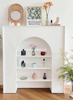 厅列USN装饰柜防真壁柜客民宿简约白色装饰炉柜置物架陈柜洞穴玄