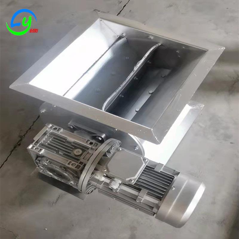 给客户需求制作长方口100060X的旋PIT5转喂料机316L不锈钢料机