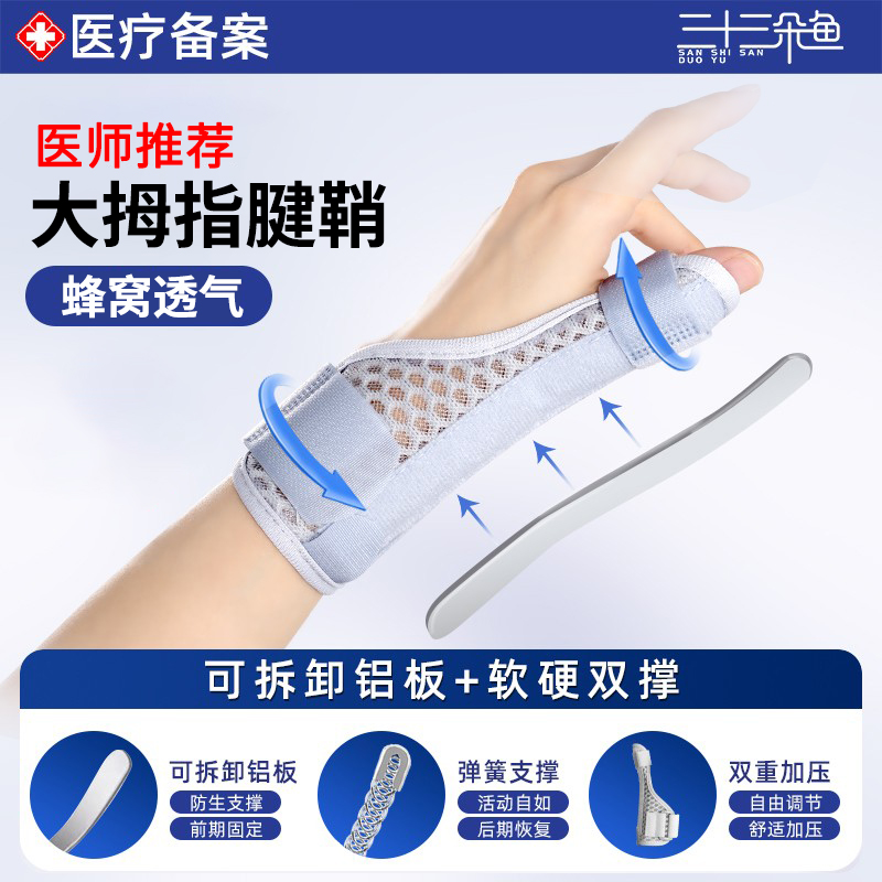 大拇指腱鞘炎护腕手指扭伤护具