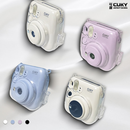 新款拍立得保护套CUKY可喜C9一次成像相机水晶盒防摔防划硬壳立拍