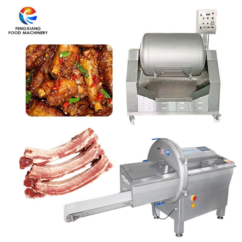 工厂直销全自动冻肉砍排机冷鱼鸭肉切片机牛排猪扒排骨切割机