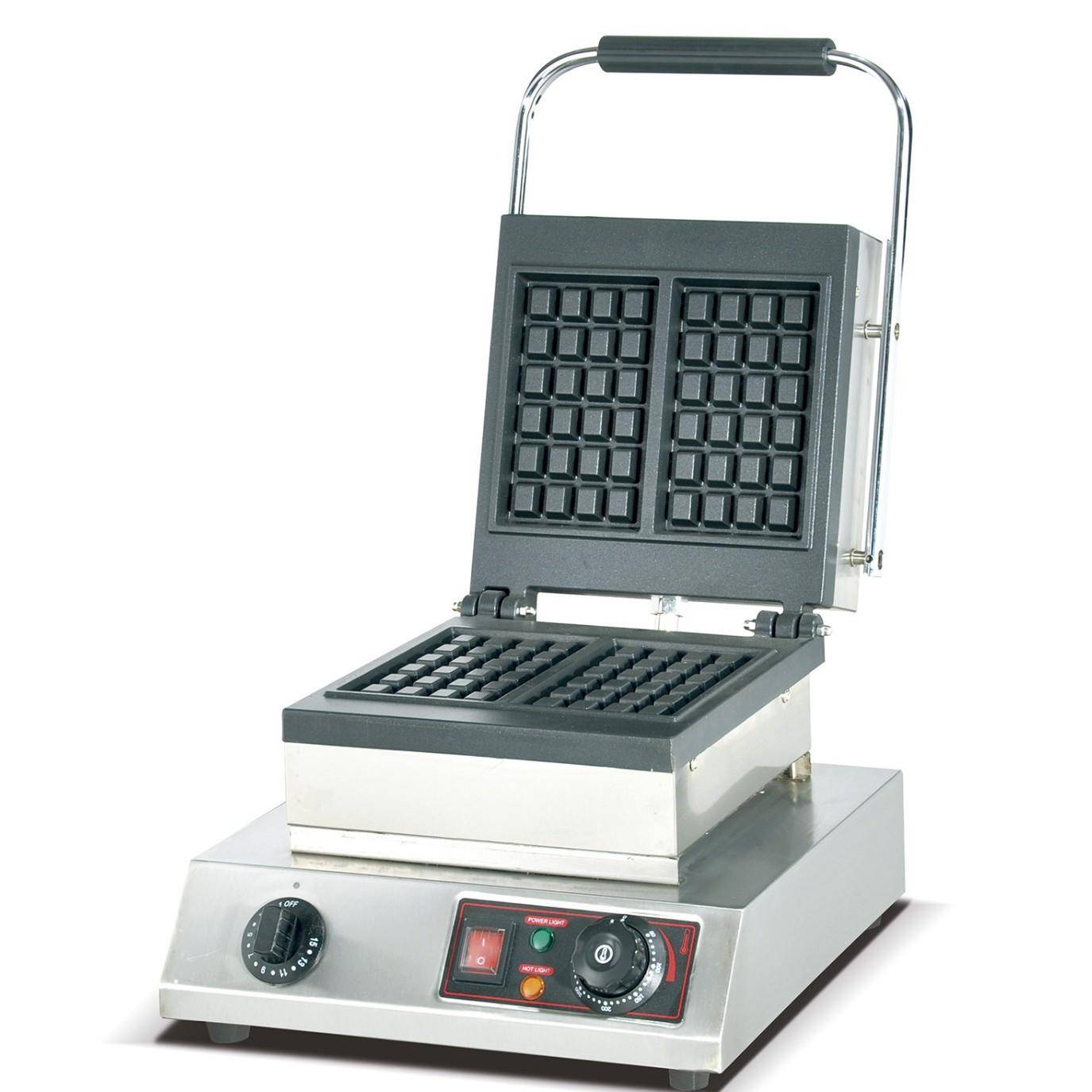 商用方型华夫炉OT-UB-1X电热不粘方形格子松饼机可丽饼机厂家直销