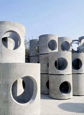 水泥检查井预制成品钢筋混凝土方圆井电力电缆井雨水污水井筒盖板