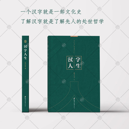 C【抖音同款】汉字人生书：汉字里的人生智慧 中国汉字大全 文学书籍 说文解字书籍现代文学国学经典汉字独家正版郑州大学出版社