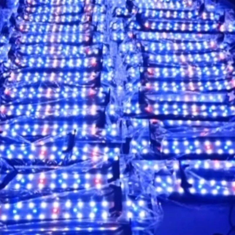 香港德仕DAZS 三排LED鋁合金燈 (紅藍白3色)专用水族箱鱼缸灯超薄