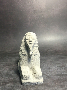 冬官手作 水泥鱼缸造景布景摆件装饰物狮身人面像斯芬克斯sphinx