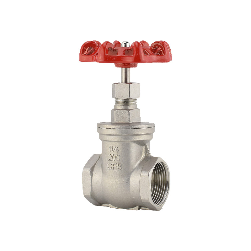 304 316不锈钢丝口闸阀Z15W-25P水表前内螺纹开关总阀管道总阀